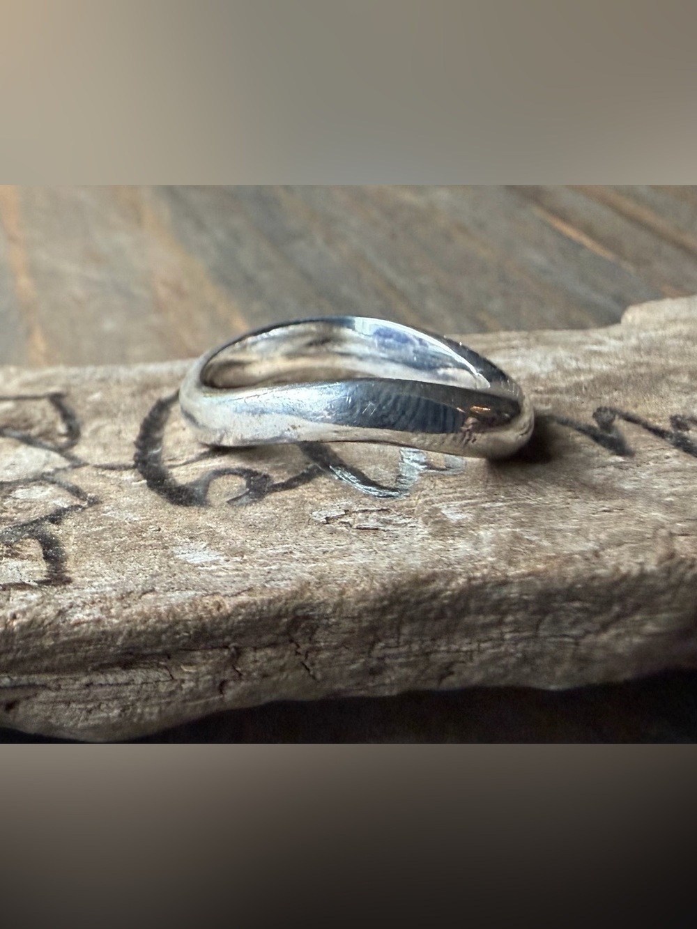 Sterling Silver Wave Ring